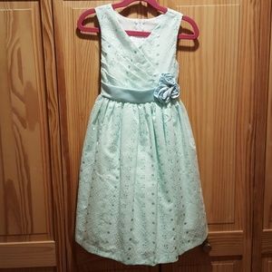 Mint Green Girl's Dress